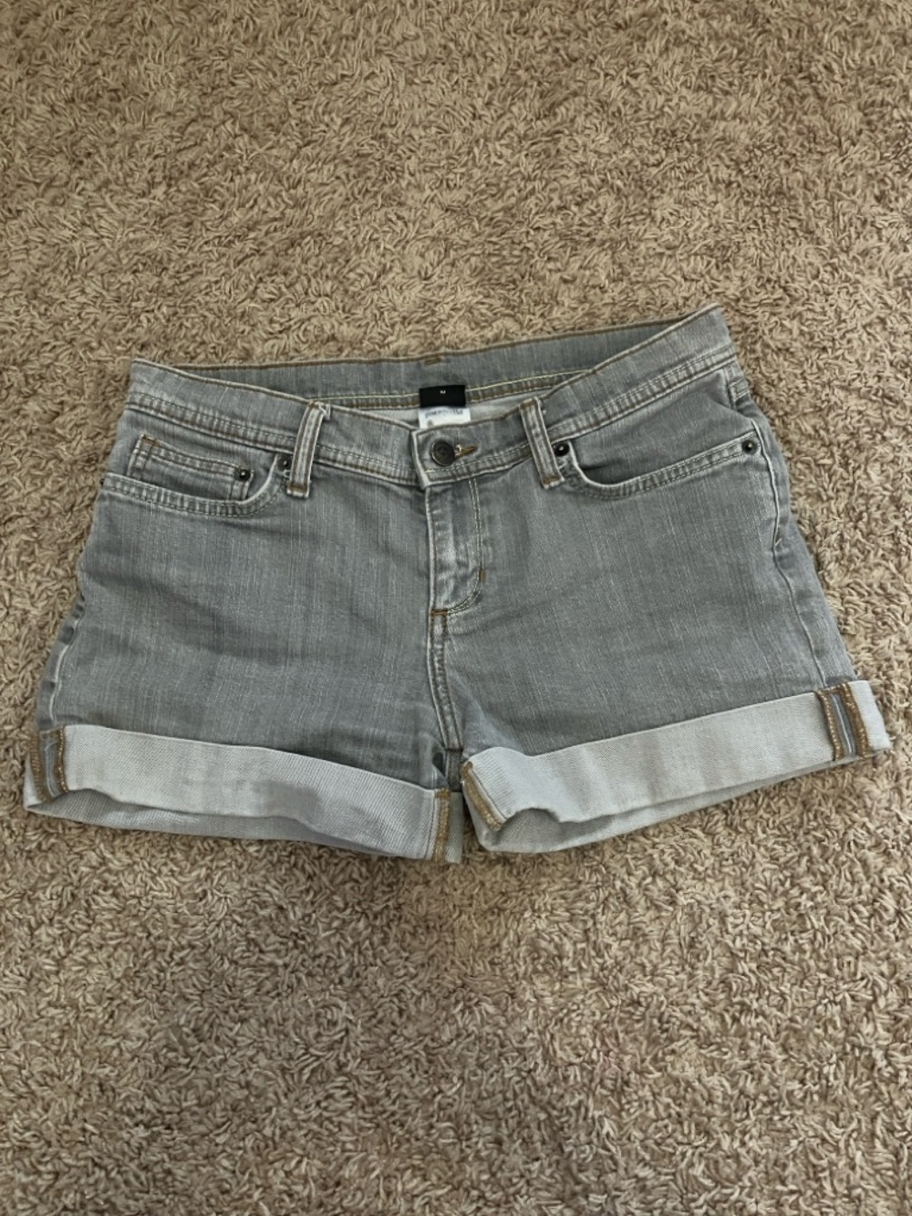 PATAGONIA Grey Denim Jean Organic Cotton Shorts, Women's Size 27